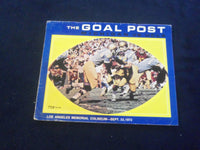 1972 SEP 23 GOAL POST PROGRAM - UNIV OF MICHIGAN VS UCLA - MARK HARMON - ST 7188