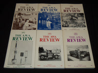 1986-1991 THE A. W. A. REVIEW MAGAZINE LOT OF 6 - ANTIQUE WIRELESS - O 3078L
