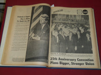 1962 RWDSU RECORD NEWSPAPER BOUND VOLUME NO. 9 - RETAIL - WHOLESALE - R 15I