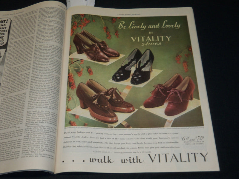 1938 OCTOBER LADIES HOME JOURNAL MAGAZINE - NICE COVER - COCA-COLA AD - F 330