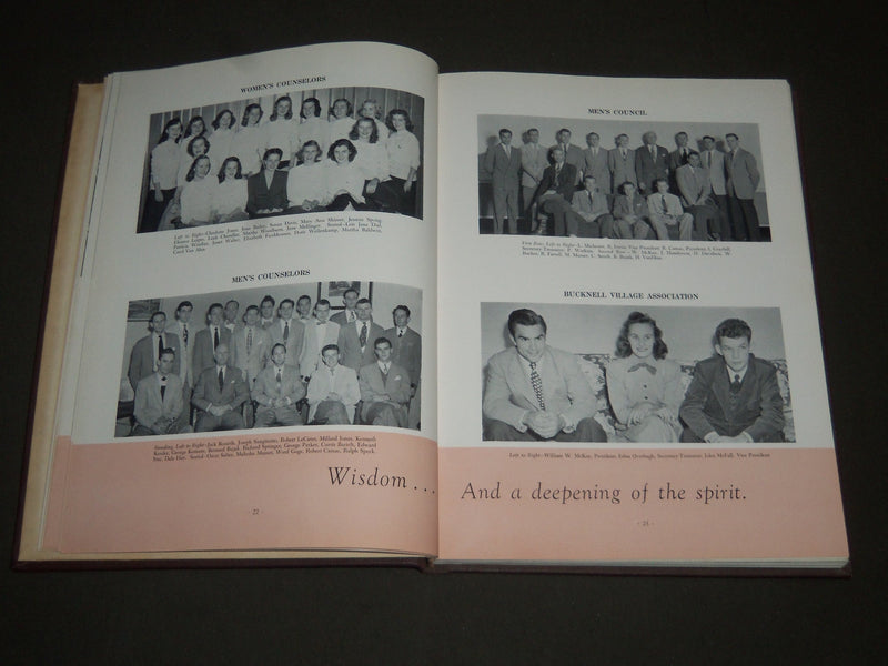1949 L'AGENDA BUCKNELL UNIVERSITY YEARBOOK - LEWISBURG, PA - PHOTOS - YB 939