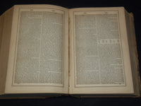 1863 LIPPINCOTT'S COMPLETE PRONOUNCING GAZETTEER - 2182 PAGES - KD 7462A