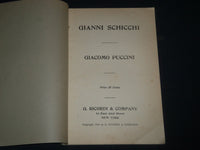 1898 GIACOMO PUCCINI LIBRETTOS PROGRAM LOT OF 3 - LA BOHEME - SCHICCHI - J 4089