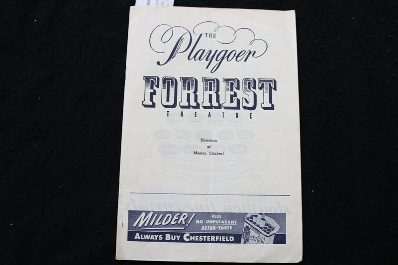 1951 LOVE AND LET LOVE PROGRAM - GINGER ROGERS - FORREST THEATRE - K 1831