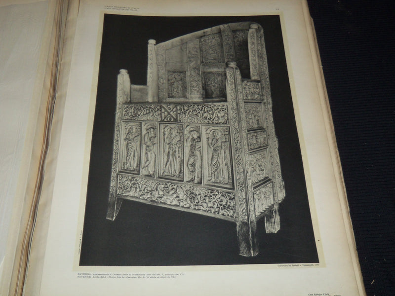 1912 L' ART BISANTINA IN ITALIA VOLUME BY A. COLASANTI - 100 PLATES - Z 261