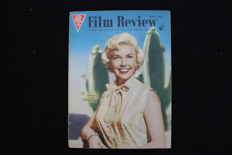 1955 APRIL ABC FILM REVIEW MAGAZINE - DORIS DAY COVER - E 25957