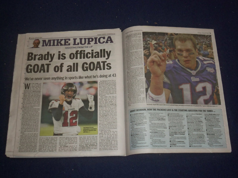 2021 JANUARY 31 NEW YORK DAILY NEWS NEWSPAPER - UNITED HATES OF AMERICA