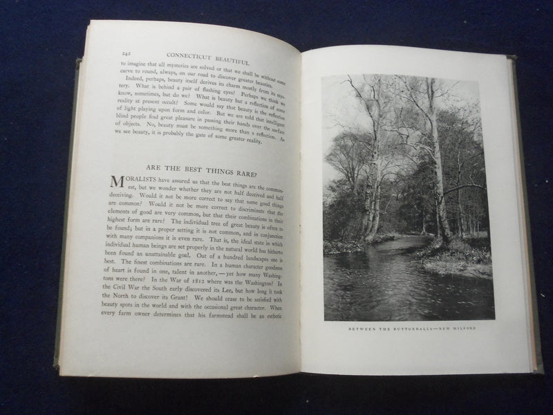 1923 CONNECTICUL BEAUTIFUL HARDCOVER BOOK BY WALLACE NUTTING - KD 8392