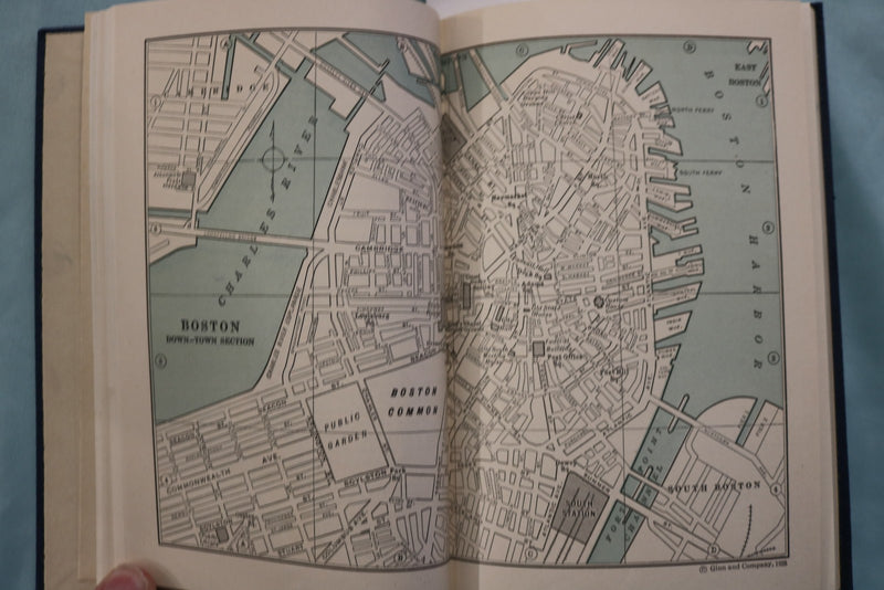 1930 BOTON - A GUIDE BOOK SOFTCOVER BOOK BY EDWIN BACON - K 3338