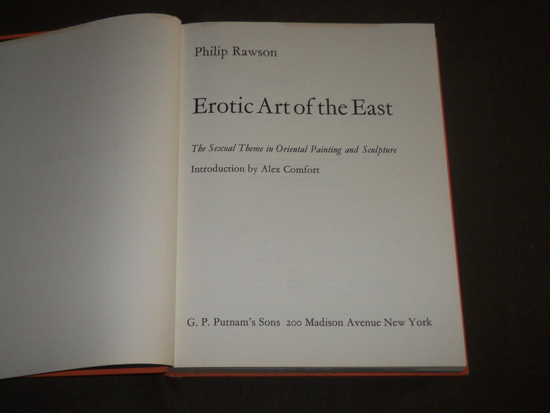 1968 EROTICA ART OF THE EAST BOOK BY PHILIP RAWSON - GREAT PRINTS - KD 4936