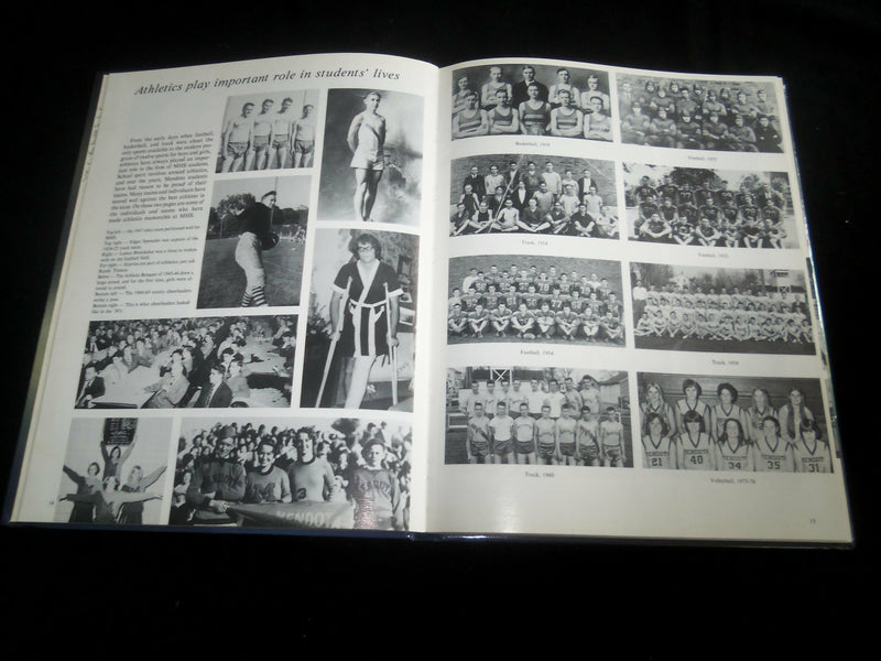 1986 ATODNEM MENDOTA HIGH SCHOOL YEARBOOK - MENDOTA, ILLINOIS - YB 2533