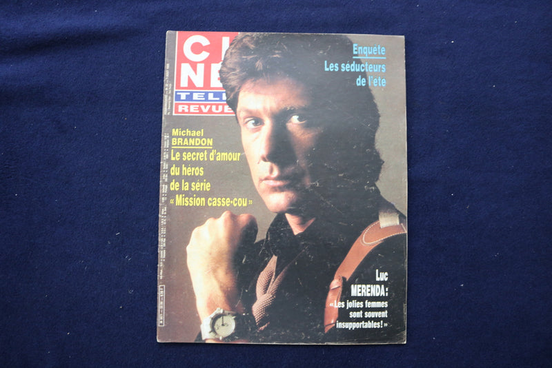 1986 AUGUST 7 CINE TELE REVUE MAGAZINE - LUC MERENDA COVER - E 11989