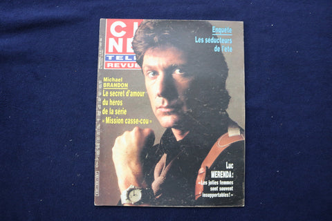 1986 AUGUST 7 CINE TELE REVUE MAGAZINE - LUC MERENDA COVER - E 11989