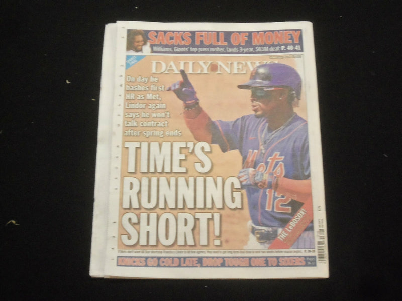 2021 MARCH 17 NEW YORK DAILY NEWS NEWSPAPER - NYS READY TO LEGALIZE MARIJUANA