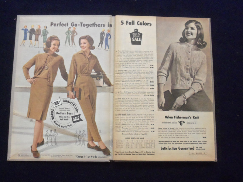 1960 MONTGOMERY WARD 88TH ANNIV. SALE CATALOG-HARDCOVER- KANSAS CITY,MO - J 8494