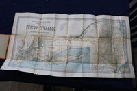 1920 NEW YORK STATE MAP - LEGISLATIVE MANUAL - HARDCOVER - K 975