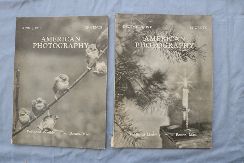 1915-1931 AMERICAN PHOTOGRAPHY MAGAZINE - LOT OF 10 - O 3835
