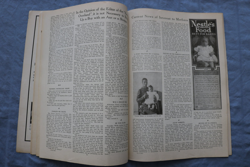 1908 MAY THE MOTHER'S MAGAZINE - GREAT ILLUSTRATIONS & STORIES - ST 1000B