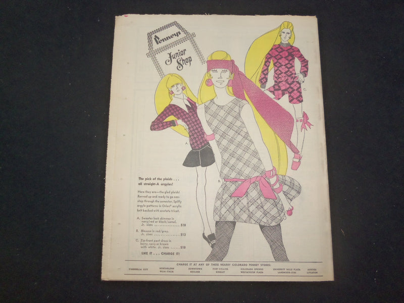 1969 JULY 27 DENVER POST CONTEMPORARY SECTION - THE GREAT WALLS - NP 8059