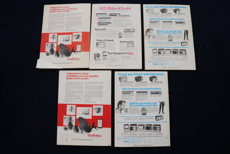 1969-1972 POPULAR ELECTRONICS MAGAZINES - LOT OF 14 - O 3310