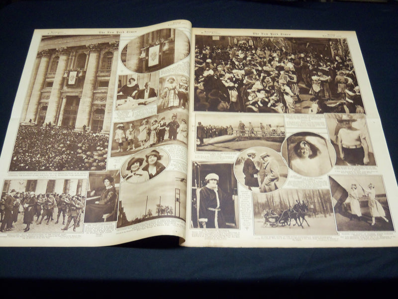 1922 FEBRUARY 26 NEW YORK TIMES PICTURE SECTION - ROYAL WEDDING - NT 8866
