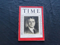 1936 MARCH 23 TIME MAGAZINE - ISAIAH BOWMAN - T 509