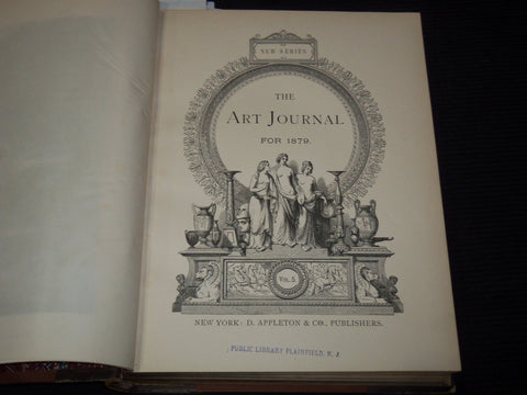 1879 THE ART JOURNAL NEW SERIES VOLUME NO. 5 - GREAT STEEL PLATES - KD 3806D