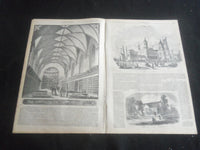 1853 NOVEMBER 12 ILLUSTRATED NEWS MAGAZINE - FIREMAN'S CELEBRATION - B 5531X