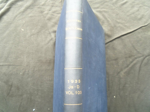 1933 JANUARY-DECEMBER COUNTRY GENTLEMAN BOUND MAGAZINE VOLUME -NICE ADS - R 731T