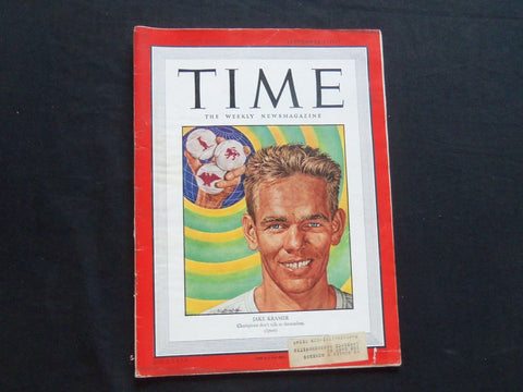 1947 SEPTEMBER 1 TIME MAGAZINE - JAKE KRAMER - T 1087