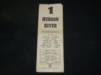 1970 HUDSON RIVER BUS SCHEDULE - FORT LEE - GRANTWOOD - J 6123