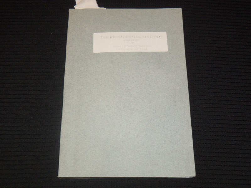 1868 ADDRESS OF JOHN LOTHROP MOTLEY BULLETIN - BOSTON - K 26736