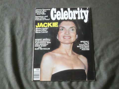 1977 AUGUST CELEBRITY MAGAZINE - JACKIE ONASSIS COVER - B 811