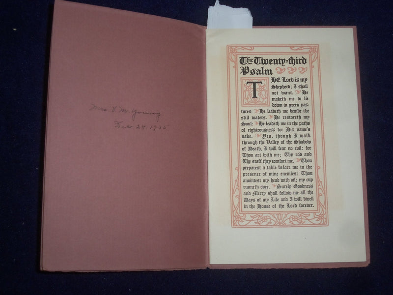 1934 THE SONG OF OUR SYRIAN GUEST SOFTCOVER BOOK BY WILLIAM ALLEN KNIGHT- J 9652