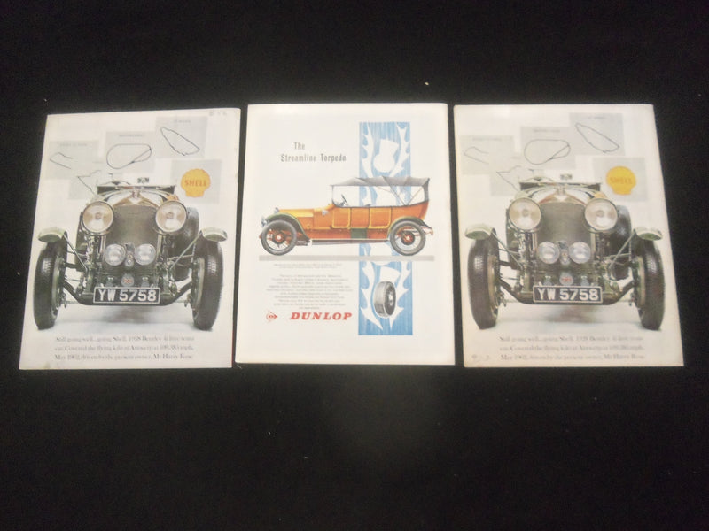 1963 JANUARY-MARCH VETERAN & VINTAGE MAGAZINE -LOT OF 3 - CAR/MOTORCYCLE- J 7827