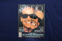 1991 JUNE STUDIO MAGAZINE - JACK NICHOLSON COVER - FRENCH - E 17907