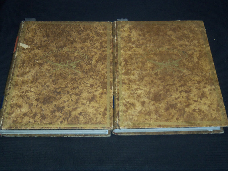 1919 L'ILLUSTRATION FRENCH MAGAZINE BOUND VOLUME SET OF 2 - LA GUERRE
