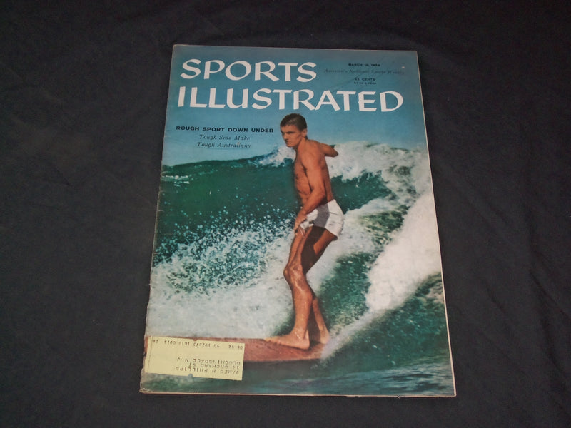 1958 MARCH 10 SPORTS ILLUSTRATED MAGAZINE - ROUGH SPORT DOWN UNDER - SP 8873