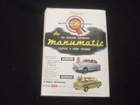 1956 OCTOBER 19 THE AUTOCAR MAGAZINE - LONDON SHOW REPORT - BRITISH - J 7838