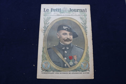 1917 DEC 16 LE PETIT JOURNAL SUPPLEMENT ILLUSTRE MAGAZINE -GEN BRISSAUD -NP 8825