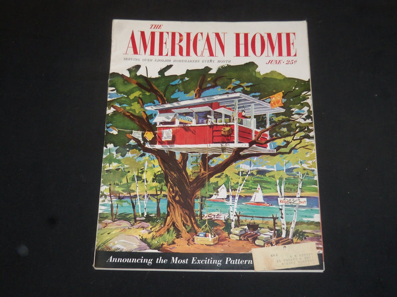1955 JUNE THE AMERICAN HOME MAGAZINE - NICE COVER, STORIES & PHOTOS - SP 7211