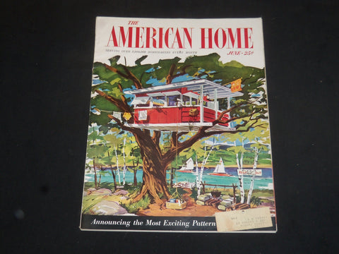 1955 JUNE THE AMERICAN HOME MAGAZINE - NICE COVER, STORIES & PHOTOS - SP 7211
