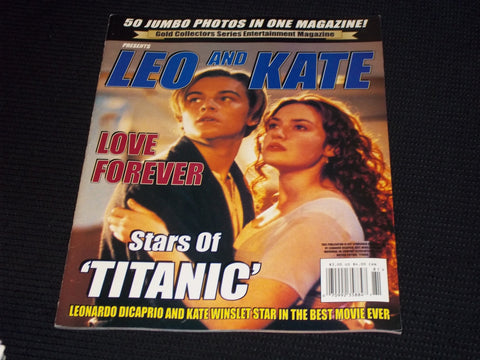 1998 GOLD COLLECTORS SERIES LEO & KATE MAGAZINE NICE COVER - E 16027
