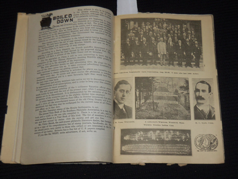 1914 JANUARY PHILATELIC WEST & COLLECTORS WORLD MAGAZINE - W. S. LINCOLN- J 9891