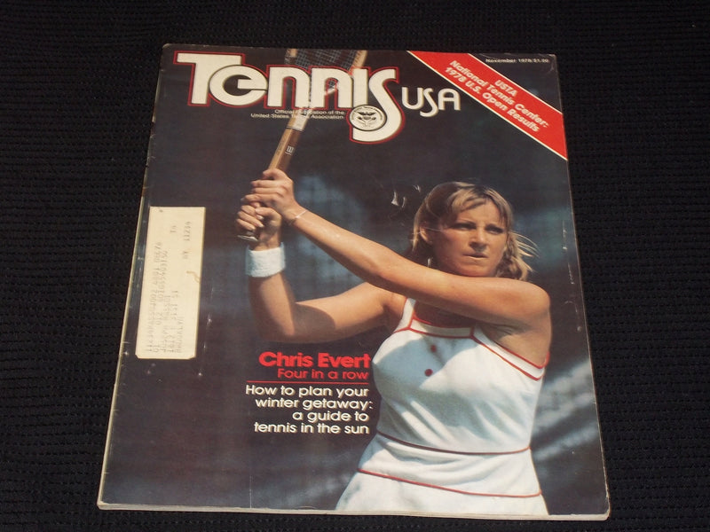 1978 NOVEMBER TENNIS USA MAGAZINE - CHRIS EVERT FRONT COVER - E 2361