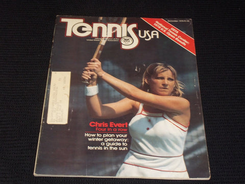 1978 NOVEMBER TENNIS USA MAGAZINE - CHRIS EVERT FRONT COVER - E 2361