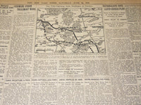 1916 JUNE 24 NEW YORK TIMES - MASSACRE OF TWO TROOPS IN CARRIZAL AMBUSH- NT 8623