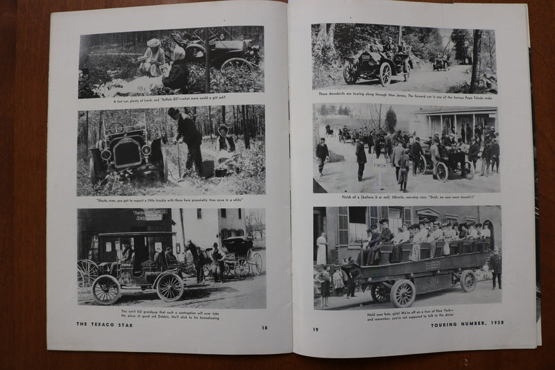 1938 THE TEXACO STAR TOURING NUMBER SOFTCOVER BOOK - K 3165