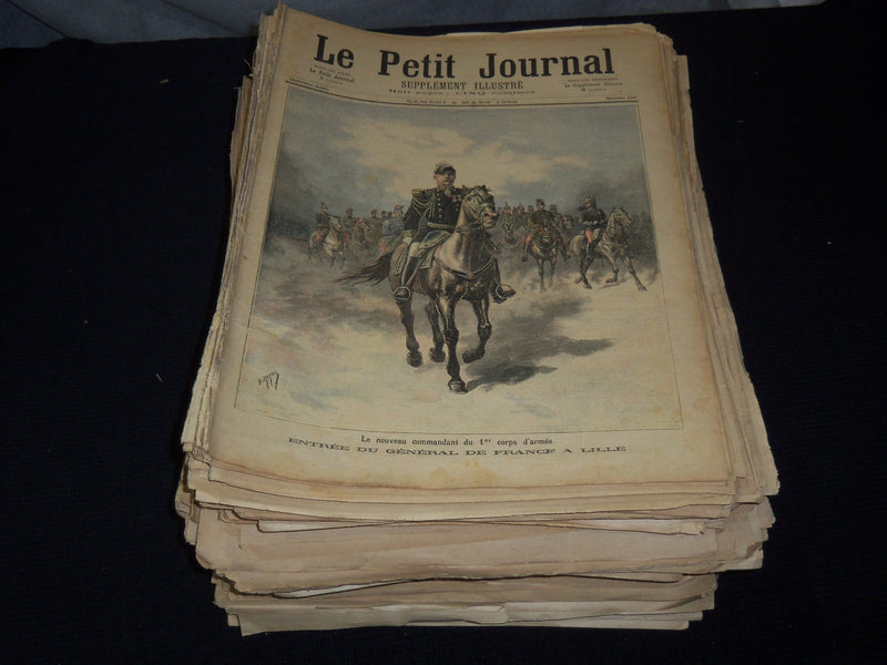 1890'S-1900'S LE PETIT JOURNAL SUPPLEMENT ILLUSTRE MAGAZINES LOT OF 400+ - #1