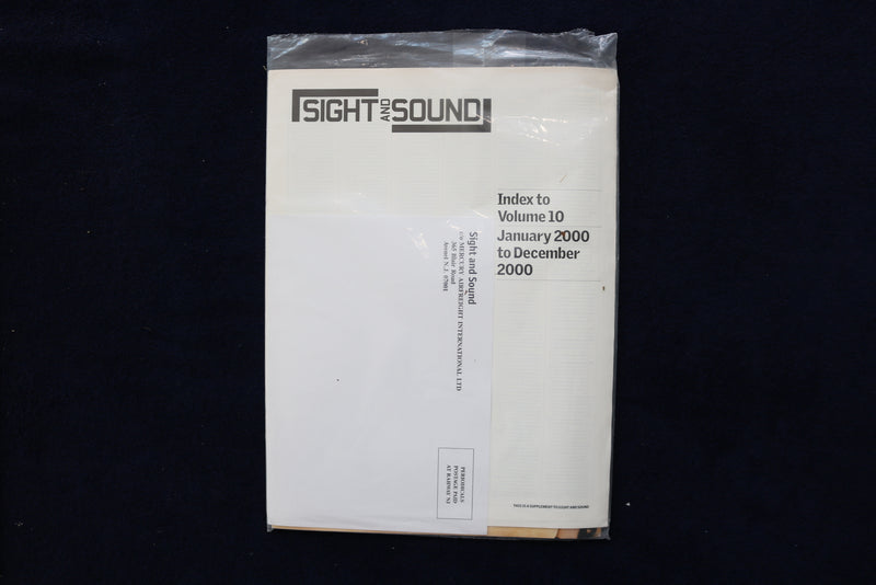 2001 MARCH SIGHT AND SOUND MAGAZINE - BILLY BOB THORNTON COVER - E 19155